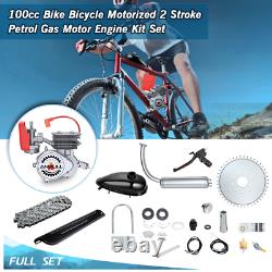 100CC Bike Engine Bicycle Motor Kit 2Stroke Gas Motorized Bike Modified FULL Set