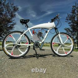 100cc Bicycle Motor Kit Bike Motorized 2 Stroke Petrol Gas Engine Set Black US