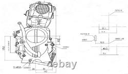 125CC 4 Stroke Motor Engine Manual KIT Trail pit Bike For CRF50 Z50 SSR Coolster