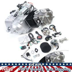 125cc 4 Stroke Engine Motor Kit Semi Auto 3+1 Reverse for ATV Quad Go Kart Bike