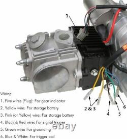 125cc 4-Stroke Semi Auto Engine Motor withReverse for Lifan Go Kart ATV Quad bike