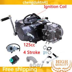 125cc 4Stroke Engine Motor Full Kit Fit Honda CRF50 CRF70 Pit Bike CT70 AIR COOL