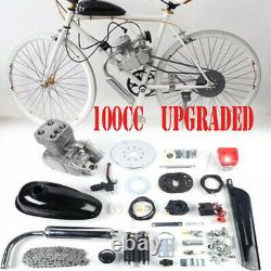 2-Stroke 100CC Bike Motor Set Petrol Gas Motorized Bicycle Engine Kit Durable US