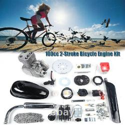 2-Stroke 100cc Bicycle Engine Full Kit Gas Motorized Motor Bike Modified Set DIY