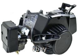 2 Stroke 47cc 49cc Engine Motor Kit Muffler Gas Tank fr Mini Bike Scooter Gocart