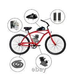 2 Stroke 80cc Bike Cycling Bicycle Motorized Engine Motor Kit Muffler Petrol Gas