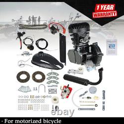2-Stroke Black 100cc Bicycle Motor Kit Bike Motorized Petrol Gas Engine Set New