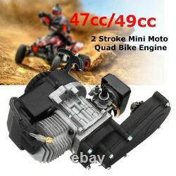 2 Stroke Engine 47cc 49cc Mini Moto Quad Bike Pull Start Starter with Transfer US
