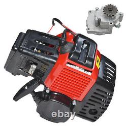 2-Stroke Mini Engine 49cc Gearbox Included for Bicycle Kit Pit Bike ATV Go Kart