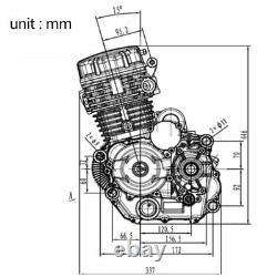 200CC 250CC CG250 ENGINE MOTOR & 5-Speed Transmission CDI DIRT BIKE ATV 4-Stroke