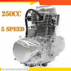 200cc/250cc 4stroke Engine ATV Dirt Bike Motorcycle Motor with5 Speed Transmission