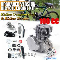 2023 2-Stroke 100cc Bicycle Motor Kit Bike Motorized Petrol Gas Engine Set DIY