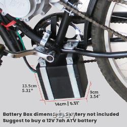 2Stroke 80cc Bike Engine Kit Motorized 40Km/h Electric Start Two Startup Methods