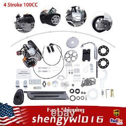 4 Stroke 100CC Bike Engine Kit Set Gas Motorized Motor Bicycle Modified Engine