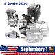 4 Stroke 250cc Dirt Bike Atv Engine Motor With 5 Speed Transmission Electric Start