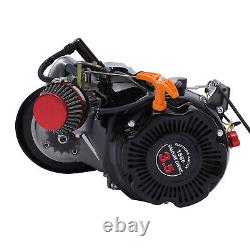 4-stroke Bicycle Motorized Gasoline Bike Engine Motor Kit Black & Silver 100CC