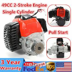 49CC 2-STROKE PULL START ENGINE MOTOR Quality FOR POCKET MINI BIKE GAS SCOOTER