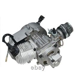 49cc 2 Stroke Engine Motor + Muffler Exhaust Pipe for E-ATV Quad Dirt Motorcycle