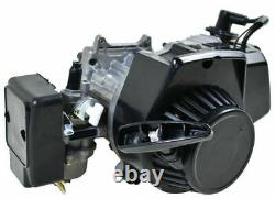 49cc 2 Stroke Motor Engine Exhaust 25h Chain Pocket Bike Mini Quad ATV Dirt Bike