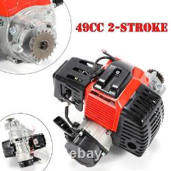 49cc 2-stroke! Engine Motor Pull Start Fits For Pocket Mini Bike Gas Scooter Atv