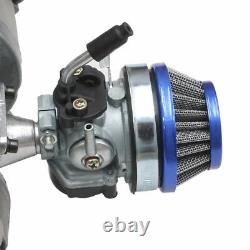 49cc 2-stroke High Performance Engine Motor Pocket Mini Bike Scooter Atv Blue Us