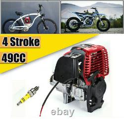 49cc 4 Stroke Bicycle Engine Motor Gas Petrol Motorized Bike Scooter Portable US