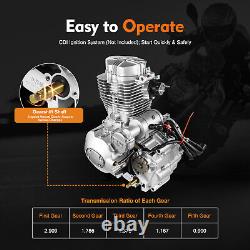 4Stroke 250cc Engine Motor with 5-Speed Manual Transmission For Dirt Bike ATV US
