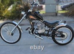 50cc 2 Stroke Gas Engine Motor Kit Motorized Bicycle Bike Silver