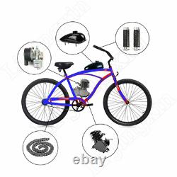 50cc Petrol Gas Bicycle Engine Black Stroke Cycle Motor Kit 2 Motorized Bike DE