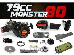 78.5cc Monster 80 Motorized Bike Engine Kit Complete 4-Stroke Kit