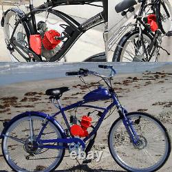 80cc 2-Stroke Cycle Bike Engine Motor Petrol Gas Kit for Motorized Bicycle DIY