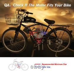 80cc 2Stroke Electric Start Bike Engine Kit Fits 26 28 Engine Kit Motorized US
