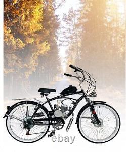 80cc Bike Motor Kit 2 Stroke Bicycle Engine Kit Single Cylinder for 26-28 Bike