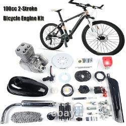 Bicycle Engine Complete Kit 100cc 2 Stroke Gas Motorized Motor Bike Modified Set