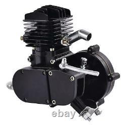 Bike Motor 80cc 2-Stroke Petrol Gas Motorized Bicycle Engine DIY Full Set Black