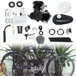 Black 80CC 2 Stroke Engine Petrol Gas Bicycle Cycle Motor Kit Motorized Bike