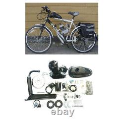 Black 80cc Bike Bicycle Motorized 2-Stroke Petrol Gas Motor Engine Kit Set