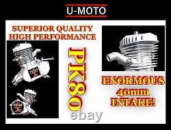 Diy 2-stroke 66cc/80cc Motorized Bike Engine Kit Performance Pk80