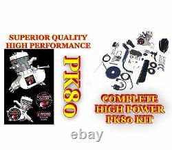 Diy 2-stroke Highest Power Pk80 66cc/80cc Motorized Bike Engine Kit