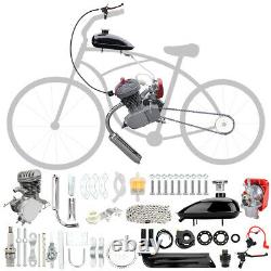 For 100cc Bike Motorized 2-Stroke Bicycle Gasoline Engine Air-Cooled Motor Kit