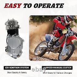 For Motorcycle LIFAN 125cc 4-stroke Manual Clutch 4UP Engine Motor Dirt Pit Bike