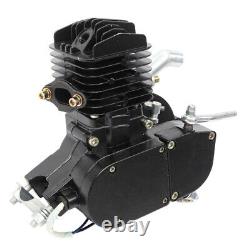 Full 80cc 2-Stroke Motor Engine Kit Gas for Motorized Bicycle Bike Black
