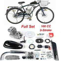 Full Set 100cc Bicycle Engine Kit 2-Stroke Gas Motorized Motor Bike Modified US