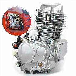 Heavy Duty 350cc Motorcycle Engine Water-cooled Single Cylinder 4 Stroke Motor
