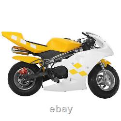 Mini Gas Power Pocket Bike Motorcycle 49cc 2-Stroke Engine Ride on Toys 40 km/h
