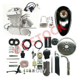 Motorized bike motor bicycle engine 2 stroke 80cc motor complete kits US stock