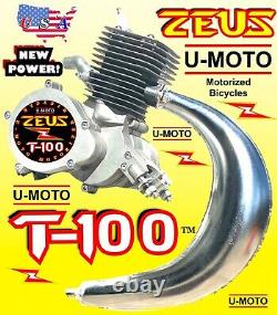 NEW POWER 2-STROKE 80cc/100cc MOTORIZED BIKE ENGINE ONLY FOR KITS MOPED SCOOTER