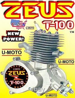 NEW POWER 2-STROKE 80cc/100cc MOTORIZED BIKE ENGINE ONLY FOR KITS MOPED SCOOTER