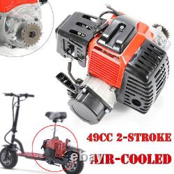 New 49cc 2 Stroke Engine Motor Pull Start For Pocket Mini Bike Gas Scooter Atv