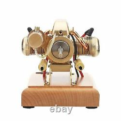 New R90S Gasoline Flat-twin Four-stroke Miniature Motorcycle Engine Model 3.2cc